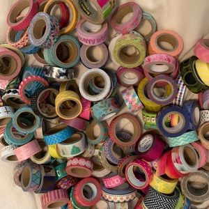 Over 120 washi tapes
